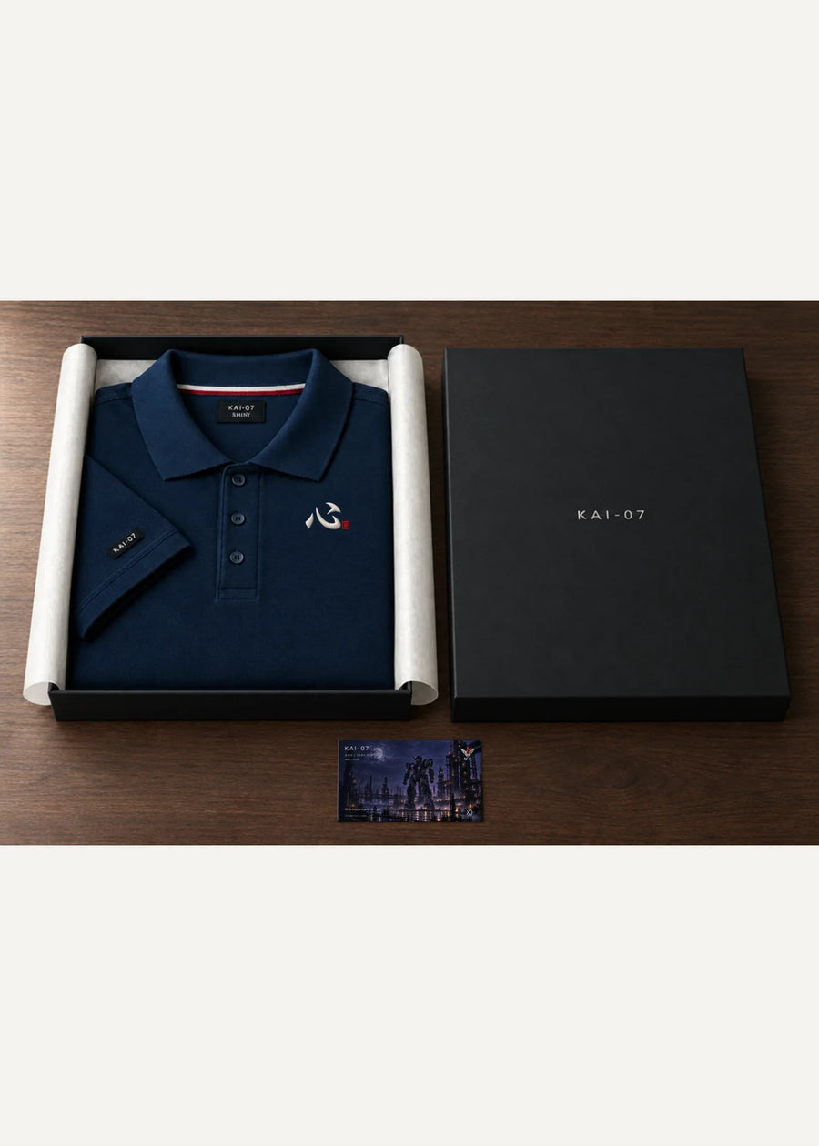 SHIN men's polo — Packaging