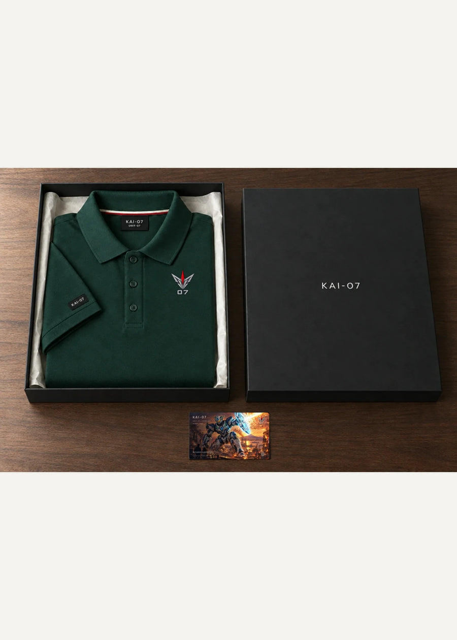 UNIT-07 women's polo — Packaging