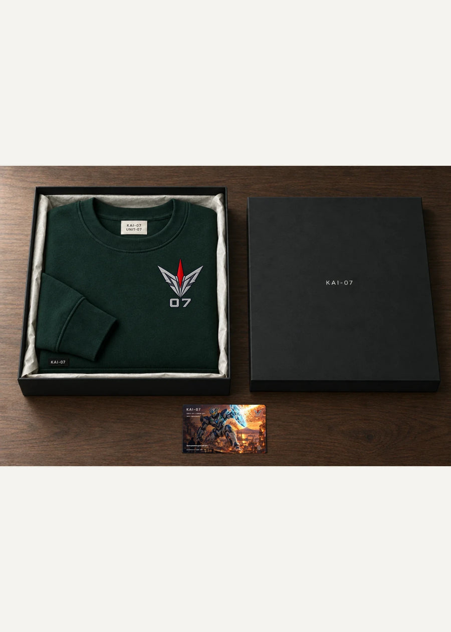 UNIT-07 men's sweatshirt — Packaging