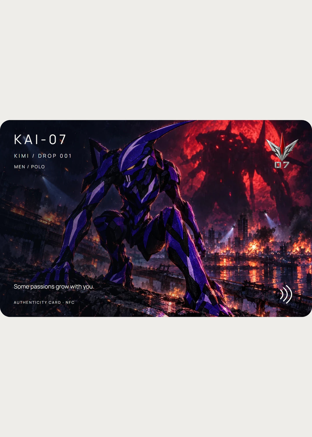KIMI men's polo — Story card