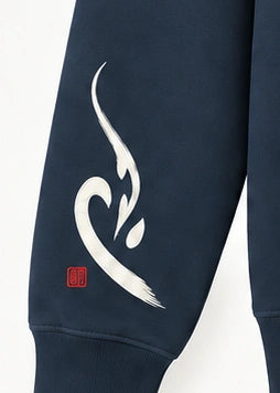 SHIN women’s hoodie — sleeve detail
