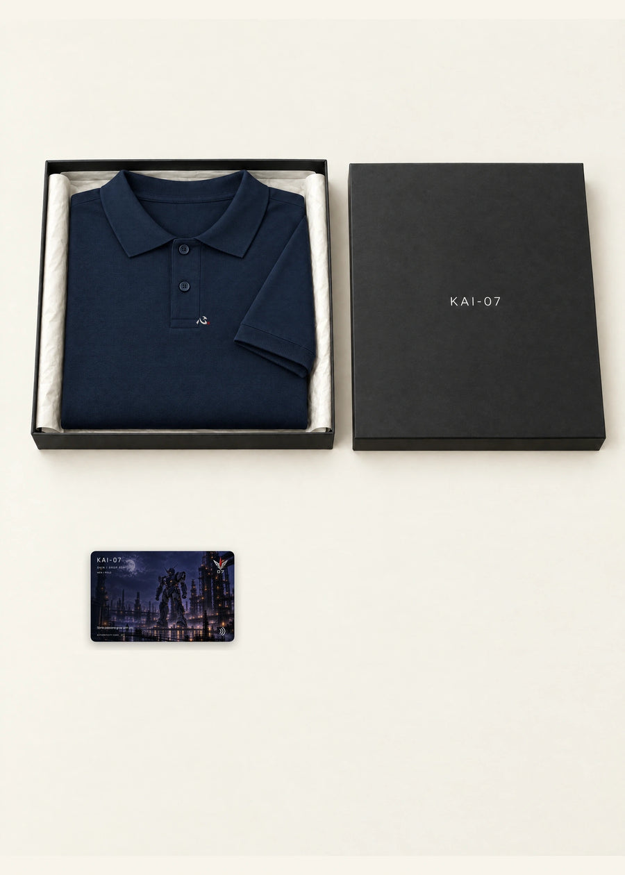 SHIN men's polo — Packaging