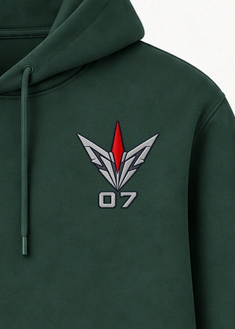 UNIT-07 men’s hoodie — embroidery