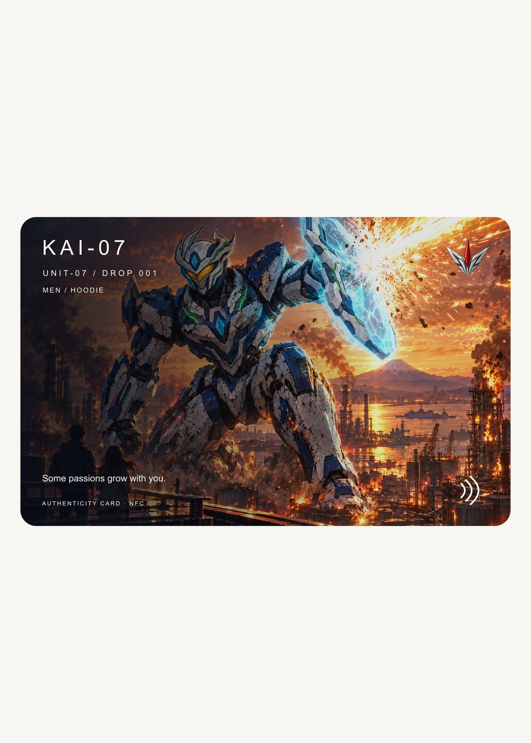 UNIT-07 men’s hoodie — story card