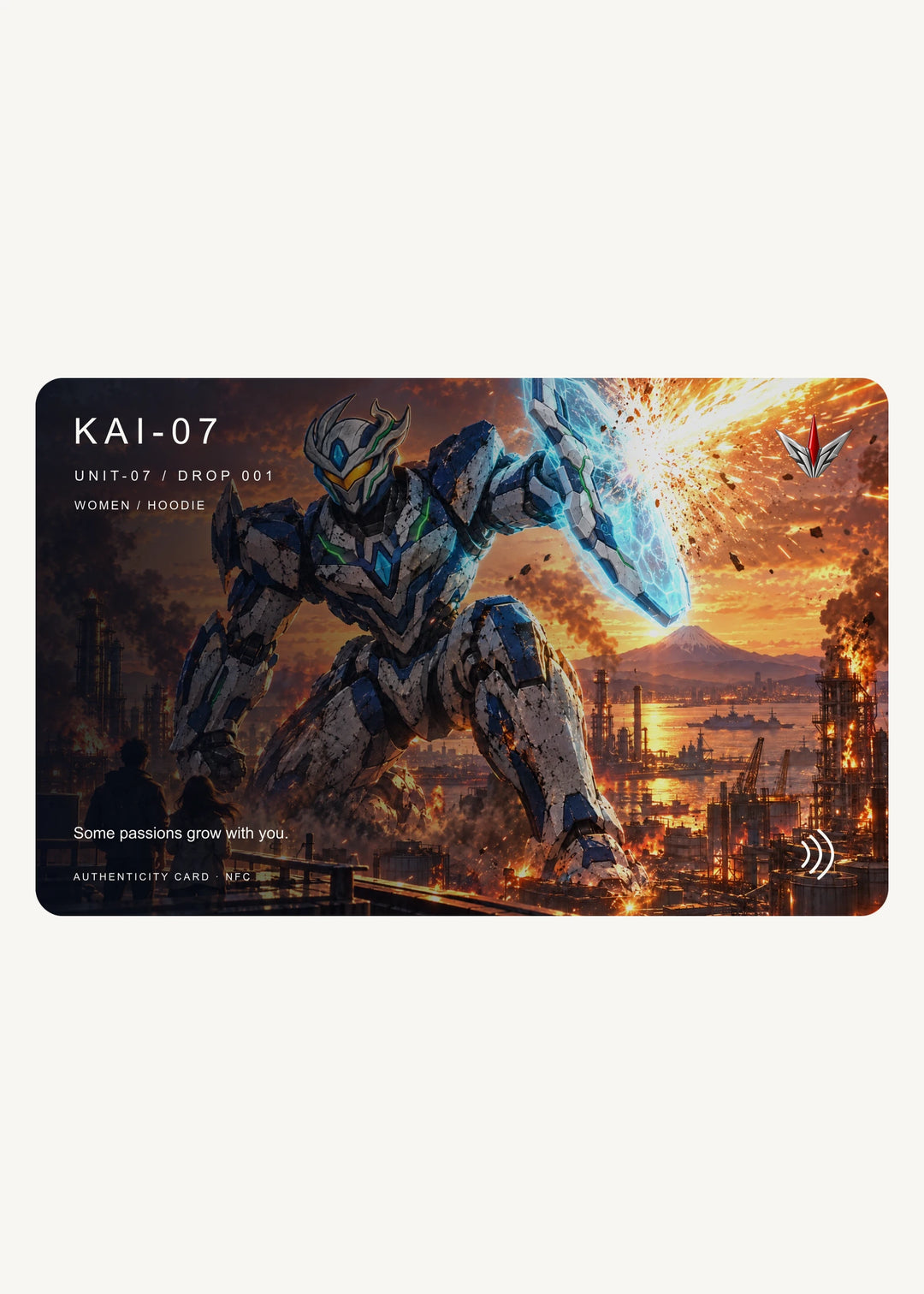 UNIT-07 women’s hoodie — story card