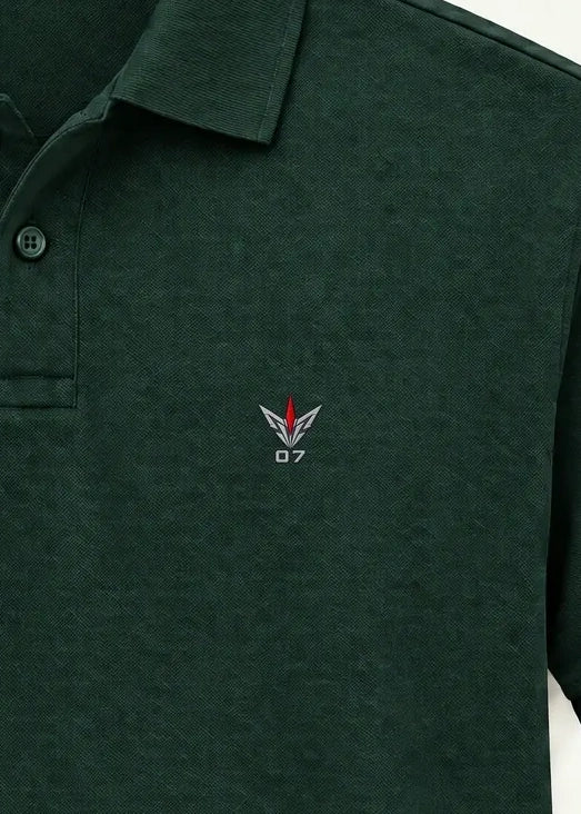 UNIT-07 men's polo — Embroidery