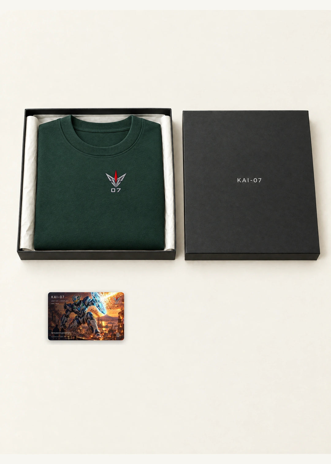 UNIT-07 men's sweatshirt — Packaging