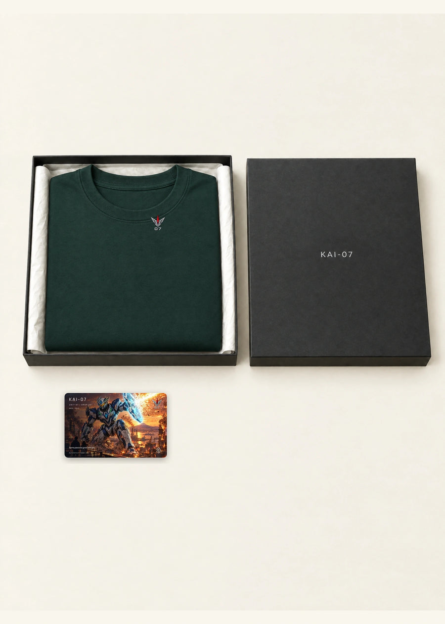 UNIT-07 men's T-shirt — Packaging